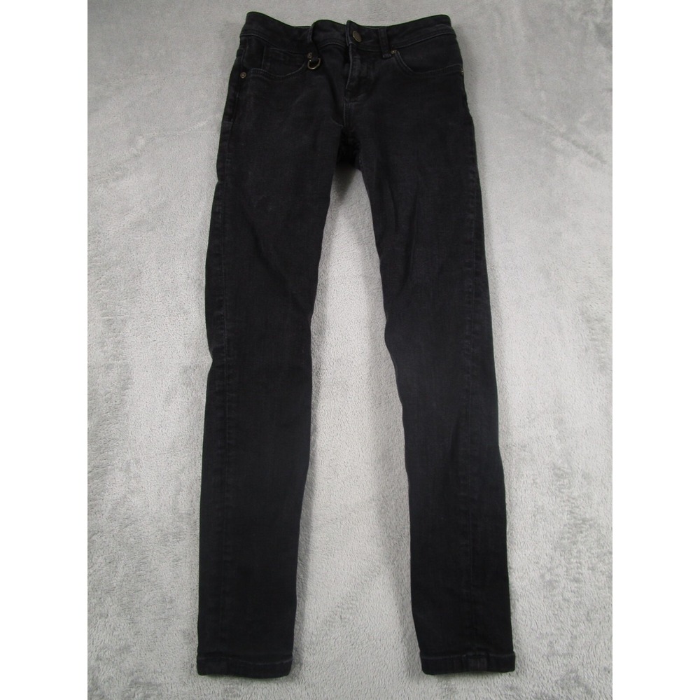 Burberry Brit Jeans Womens 25‎ Black Skinny Ankle Westborune Denim